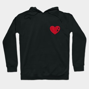 Semicolon Heart Hoodie